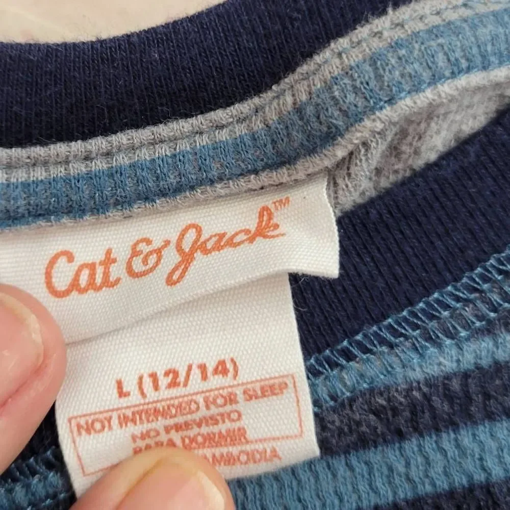 Cat & Jack stripped pajamas L12/14